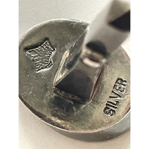 Vintage Antonio Pineda 970 Silver Concave Oval Cufflinks - Picture 13 of 16